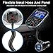 Bluetooth FM Transmitter for Car, Frienda Wireless Radio Adapter Car Kit with Hand-Free Calling, 5V/3.4A Dual USB Ports, On Off Button, A2DP Aux Input/Output TF Card and USB MP3 Player