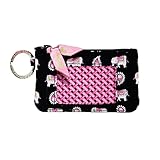 Vera Bradley Zip ID Card Case (pink elephants)