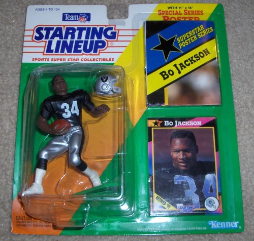 1992 Bo Jackson NFL Starting Lineup Figure