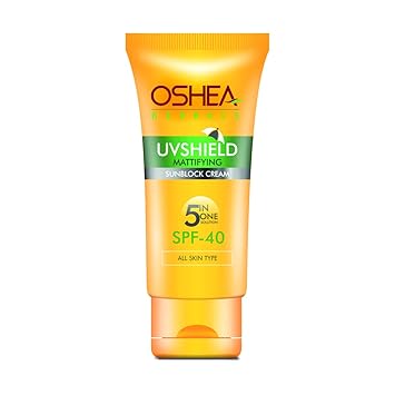 Oshea Uvshield Mattifying Sun Block Cream Spf 40, 120 G (Yellow)