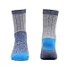 YAMAZI kid's Cotton Athletic Socks Warm Cozy Knit Casual Crew Socks For Boys 5 Pairs Pack