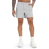 HeyNuts Infinite Men's Linerless Shorts 5", Athletic Running Workout Sports Quick Dry Lightweight with Pockets