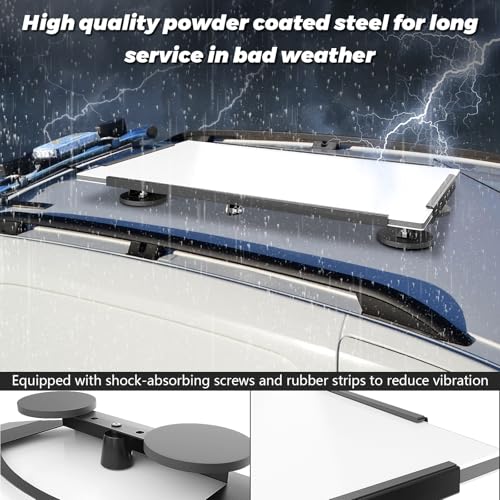 Starlink Standard 4/4X Mount, Starlink Gen 3/4 Roof Mount Mount, Magnetic | Quick Release Flat Magnet Mount, Starlink Standard 4 Dish Mounting Kit for RV, Van, Boat, Truck, Four-Sided/Rubber Protection