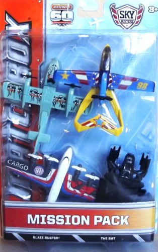 Matchbox Skybusters Mission Pack-BLAZE BUSTER & THE BAT (BDC51)