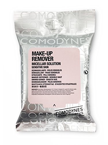 Comodynes Make Up Remover Towels for Face and Eyes, Oats (Sensitive skin) - 20 ea