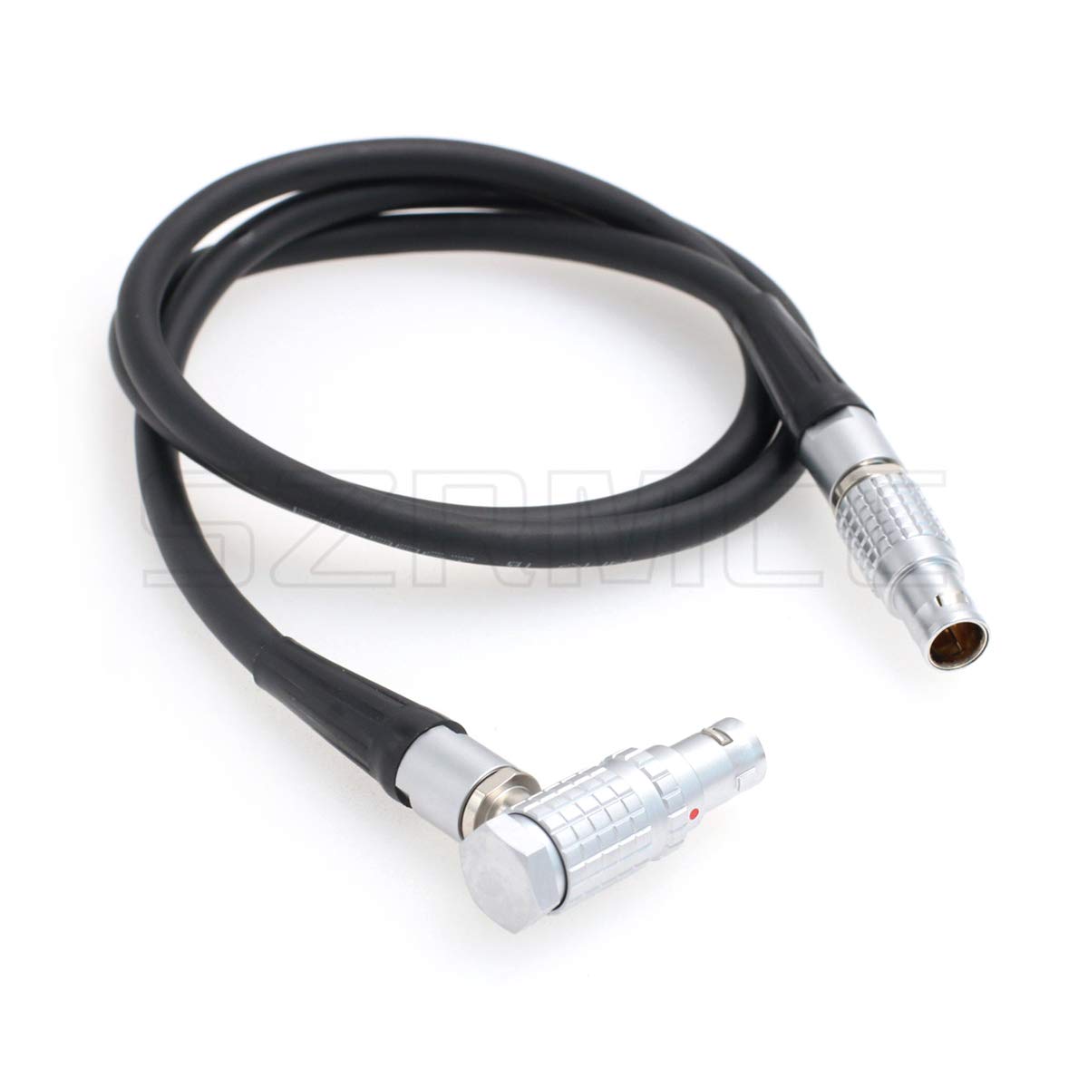 SZRMCC Straight 1B 16 pin Male to Right Angle 1B 16 pin Male LCD/OLED EVF Cable for Red Epic Scarlet Red One Camera (Straight-Right Angle, 80cm)