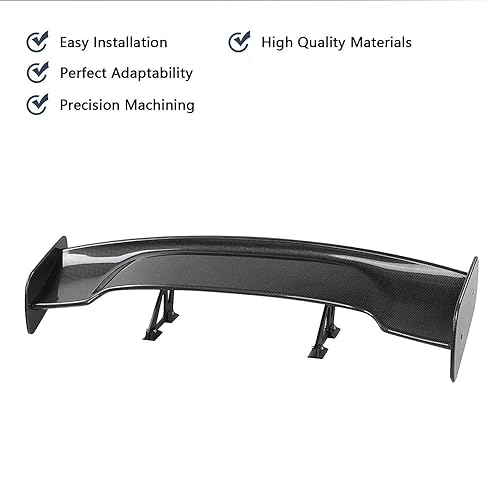 57 Inch Universal Rear Trunk Spoiler Wing GT Style Togo