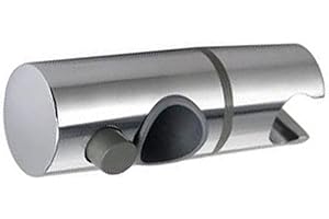 Adjustable Shower Head Holder Rail Head Bracket Holder,Replacement Hand Shower Bracket for Slide Bar Slider Clamp Bathroom Re