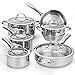 Cooks Standard 11-Piece Classic Stainless Steel Cookware Set