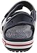 Crocs Kids' Crocband II Toddler Sandal | Water Shoe for Boys and Girls | Slip On Sandal, Navy/White, 10 M US Toddler