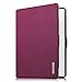 Fintie SlimShell Case for Nook GlowLight Plus - The Thinnest and Lightest Leather Cover for Barnes & Noble Nook GlowLight Plus 2015 Release Model# BNRV510 (NOT Fit Nook GlowLight 3 2017), Purple