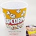 Retro Style Popcorn Bowl Large Plastic Container, Reusable Tub Movie Theater Bucket 9.5 X 8.5