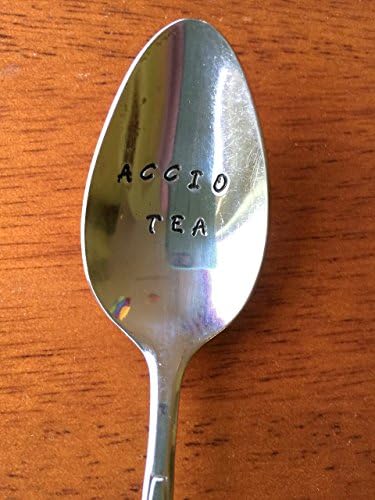 Harry Potter ACCIO TEA~ NEW FLATWARE Hand Stamped Spoon.