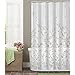 Zenna Home Dragonfly Garden Semi Sheer Fabric Shower Curtain, 70 x 72 Inches, Multi
