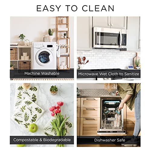 DII Swedish Dishcloths for Kitchen & Cleaning, Reusable, Machine