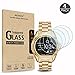 AKWOX (4-Pack) Tempered Glass Screen Protector for Michael Kors MKT5001, [0.3mm 2.5D High Definition 9H] Anti Scratch Screen Protector for Michael Kors MKT5001