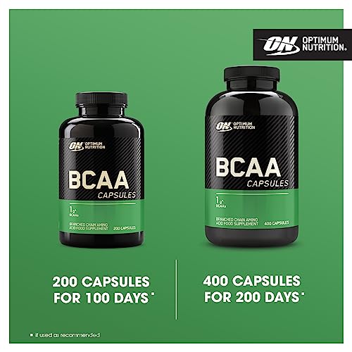Optimum Nutrition Instantized BCAA Capsules, Keto Friendly Branched