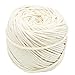 Macrame Cord 4mm X 100m(109 yd) 4 PLY Natural Virgin Cotton Natural Color Macrame Wall Hanging Plant Hanger Macrame Swing Chair Boho Dream Catcher DIY Craft Making Knitting Rope 3mm 4mm 5mm (4mm)