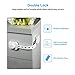 Baby Safety Locks - Younik Child/Baby Safety Cupboard Locks with Adjustable Strap, 3M Adhesive and Latch System for Cabinets, Drawers, Toilet Seat, Fridge & Oven | No Drilling Required-6 Pack