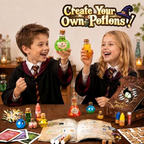 Wizard Potions Kits for Kids, Mix 20+ Fairy Magic Potions with Magic Potion, Craft Toy Creative Gift