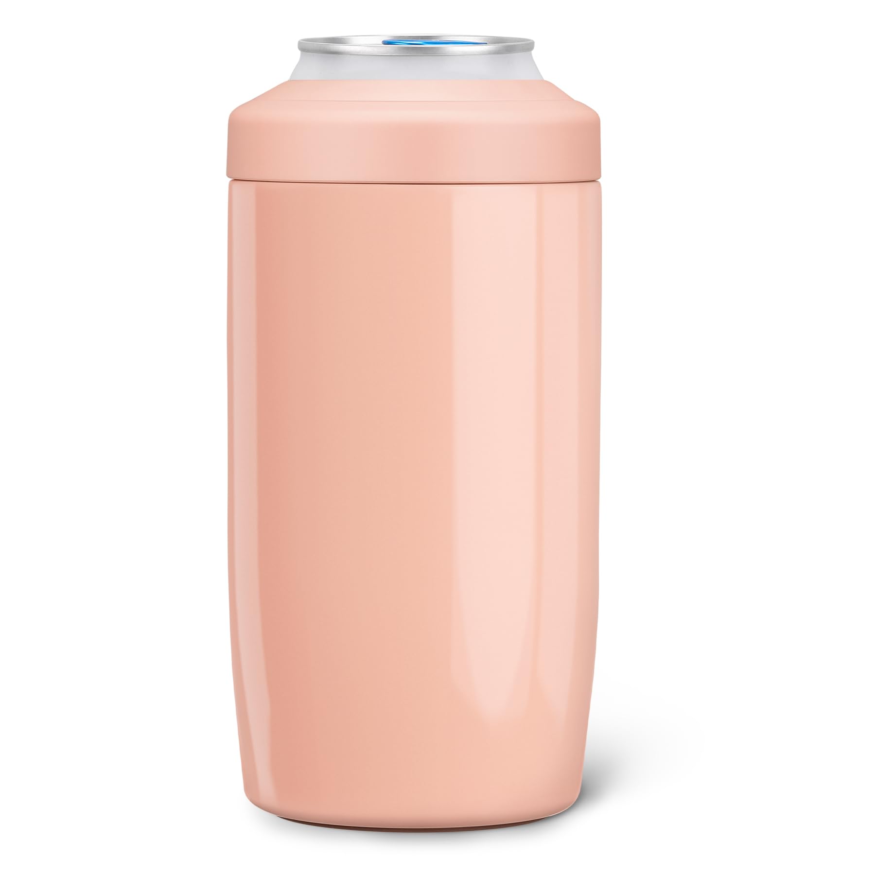 Photo 1 of 4-in-1 Slim Can Cooler Easy to Hold Insulated Beer Can Holder Double-walled Stainless Steel for All 12 Oz Cans Gift (Jelly Pink)