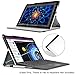 Infiland Microsoft Surface Pro 4 Case, Slim Shell Stand Cover Case with Stylus Holder for The New MicroSoft Surface Pro 2017/Surface Pro 4 12.3-Inch Tablet - Black