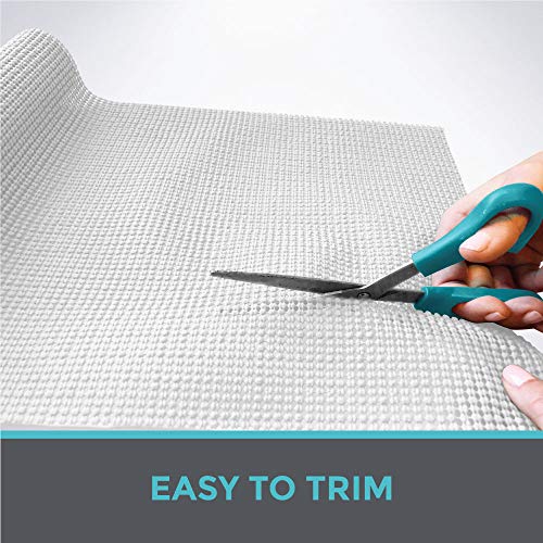 HOME GENIE Original Drawer and Shelf Liner, Non Adhesive Roll, 12 Inch