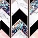 BAISRKE Shiny Rose Gold Wave Geometric Marble Case Slim Soft TPU Rubber Bumper Silicone Protective Phone Case Cover Compatible with iPhone XR 6.1 inch [Black]