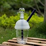 Veryke 14mm Joint 6 Inch Glass Filter Cup Pipe (14mm)(BLUE)