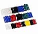TUOFENG 670 pcs 2:1 Heat Shrink Tubing kit, 6 Colors 12 Sizes Insulation Tube Apply to Electrical Wire Cable Wrap Assortment Electric