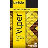 LifeStyles Viper Male Condoms, 10 Count