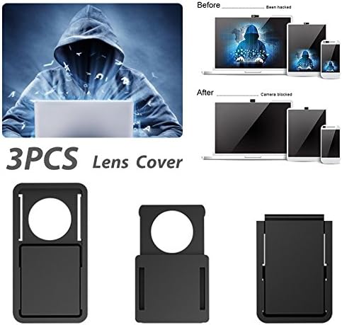 fiveschoice Webcam Shutter Cover (6 PACK), Web Camera Cover Slide Protects Your Privacy Anti-Hacker Webcam Cover for Phones Computer Laptop Tablets