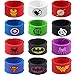 POKONBOY Superhero Slap Bracelets for Kids Party favors - 24 Pack Slap Bracelets for Boys Girls Kids Super Hero Birthday Party Favors Supplies Carnival Boys Prizes Christmas