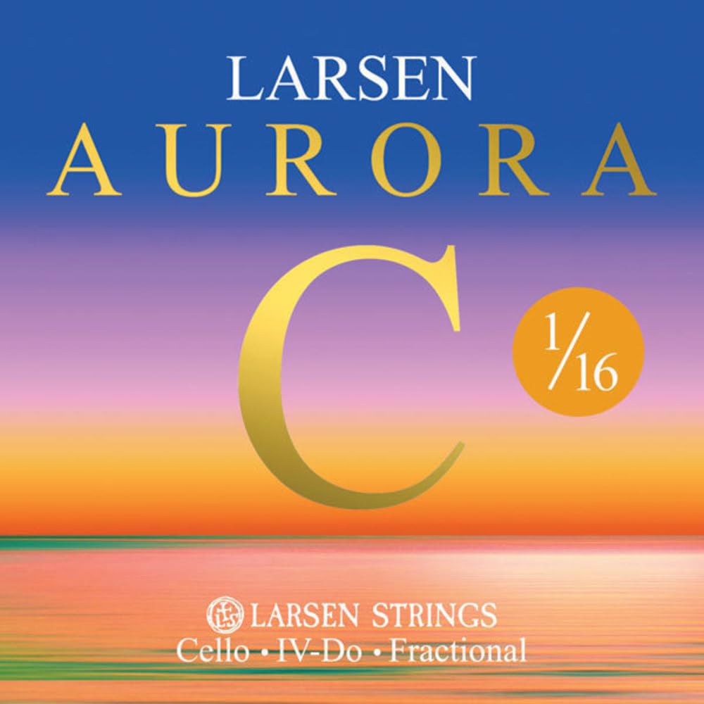 LARSEN STRINGS Aurora Cello Strings medium C 1/16 Medium