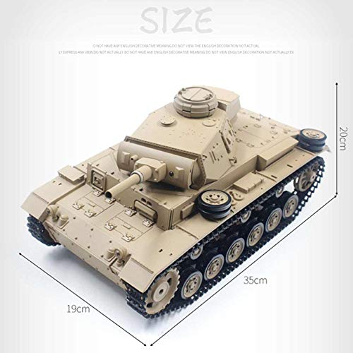 MAFANG® Rc Panzer, 1:16 Deutscher Tiger Schwerer Panzer 2.4G RC Modell Militärpanzer Mit Sound Smoke Effekt, Kann Gegen… – Bild 8