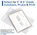 Pack It Chic - 3” X 5” (1000 Pack) Clear Resealable Cello Bags - Fits 3X5 Prints & Photos - Self Seal