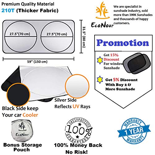 2 Car+Windshield+Sun+Shade+Windshields