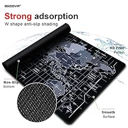 Blue Leopard Large Gaming Mouse pad Space Wide Full