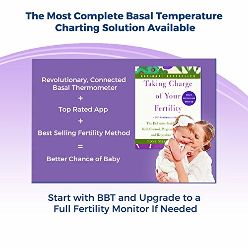 TempCue Basal Body Temperature Kit, Integrated Free Ovulation Calculator, Thermometer Highly Accurate 1/100th Degree, Most Complete BBT Charting Solution Available - Thumbnail 6