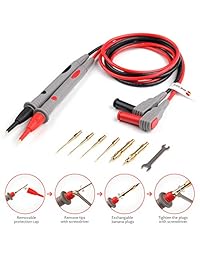 Micsoa MICTL 038   Juego de cables de prueba para multímetro digital (20 unidades)