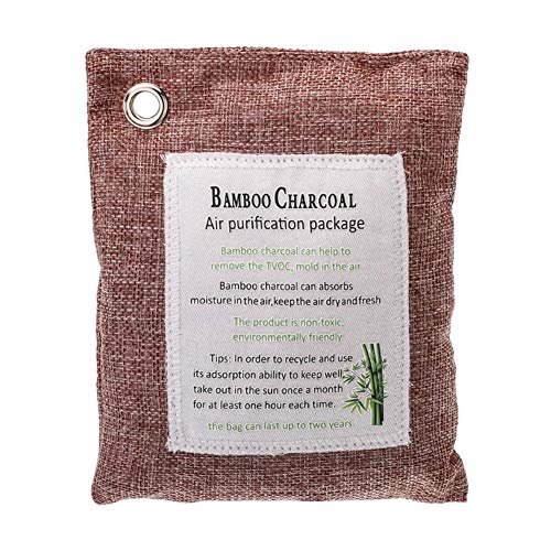 Lothver Air Purifying Bag Nature Fresh Style Charcoal Bamboo Purifier Mold Odor, Captures and Eliminates Odours, Paint, Cigarette Smoke and Musty Damp Smells