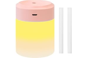 MEIPO Mini Humidifier for Bedroom Quiet Air Cool Mist Humidifier for Home, Baby and Plant Essential Oil Diffuser 170ml Last up to 6 Hours Auto Shut Off