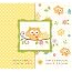 Creative Converting Teddy Baby Blue Paper Lunch Plates - 8 Count, 6.75 Inch Square Baby Shower Plates With Bear Print