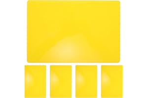 VILLFUL Ink Mixing Mat 5Pcs 11" X 7.5" Sturdy Plastic Ink Pad for Printmaking Home Art Projects and Crafts