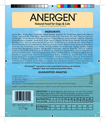 WYSONG ANERGEN CANINE/FELINE FORMULA DRY DOG/CAT FOOD – 5 POUND BAG