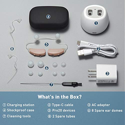 Rechargeable Hearing Aids For Seniors And Adults, Vivtone Pro20 Best