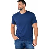 Sonoma Goods for Life Men's Supersoft Solid Crewneck Tee (Navy, X-Large)