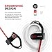 Bluetooth Headphones, Villain - Wireless Earbuds, Best Sports In-Ear Earphones, HD Stereo Sound - Noise Cancelling Mic - IPX7 Waterproof Headsets for Gym, Running, Workout, Outdoor