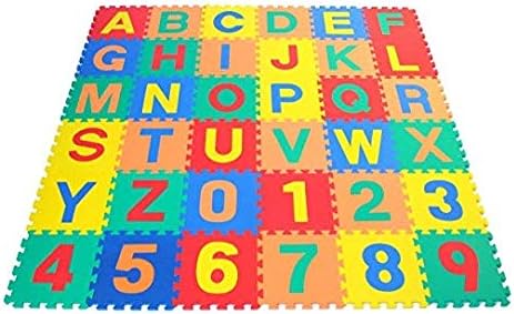 Swonuk Tapis De Puzzle Pour Enfants De 36 Pieces Non Toxique Pour Bebe Lettres Et Chiffres Tapis De Puzzle Pour Enfants 30 5 30 5 Cm Pcs Tapis De Puzzles Jeux Et Jouets Eng Bouldermicrofinance Org