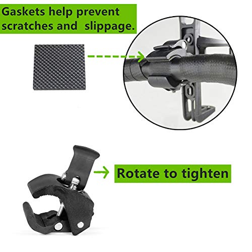 image for ieasky Bike Water Bottle Holder No Screws, 2 Pcs Adjustable Bicycle Wa